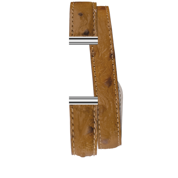 Bracelet Autruche Gold double tour- Antarès