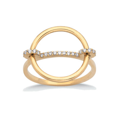 Bague Saturne diamants