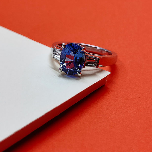 Bague Saphir et Diamants