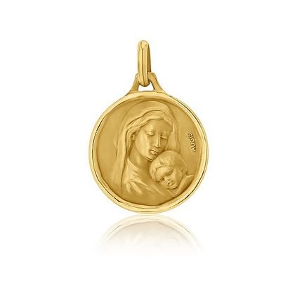 Médaille Vierge à l'Enfant aimante