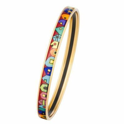 Bracelet cerclé Frey Wille- Hommage à HUNDERTWASSER