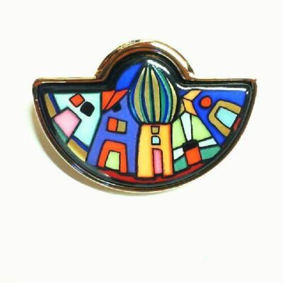 Pendentif Frey Wille (hors chaîne) - Hommage à HUNDERTWASSER