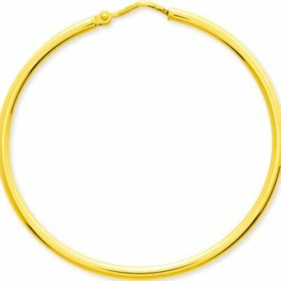 Créoles Or Jaune Diamètre 35mm