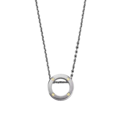 Collier homme - Collection Herbelin - Acier et or