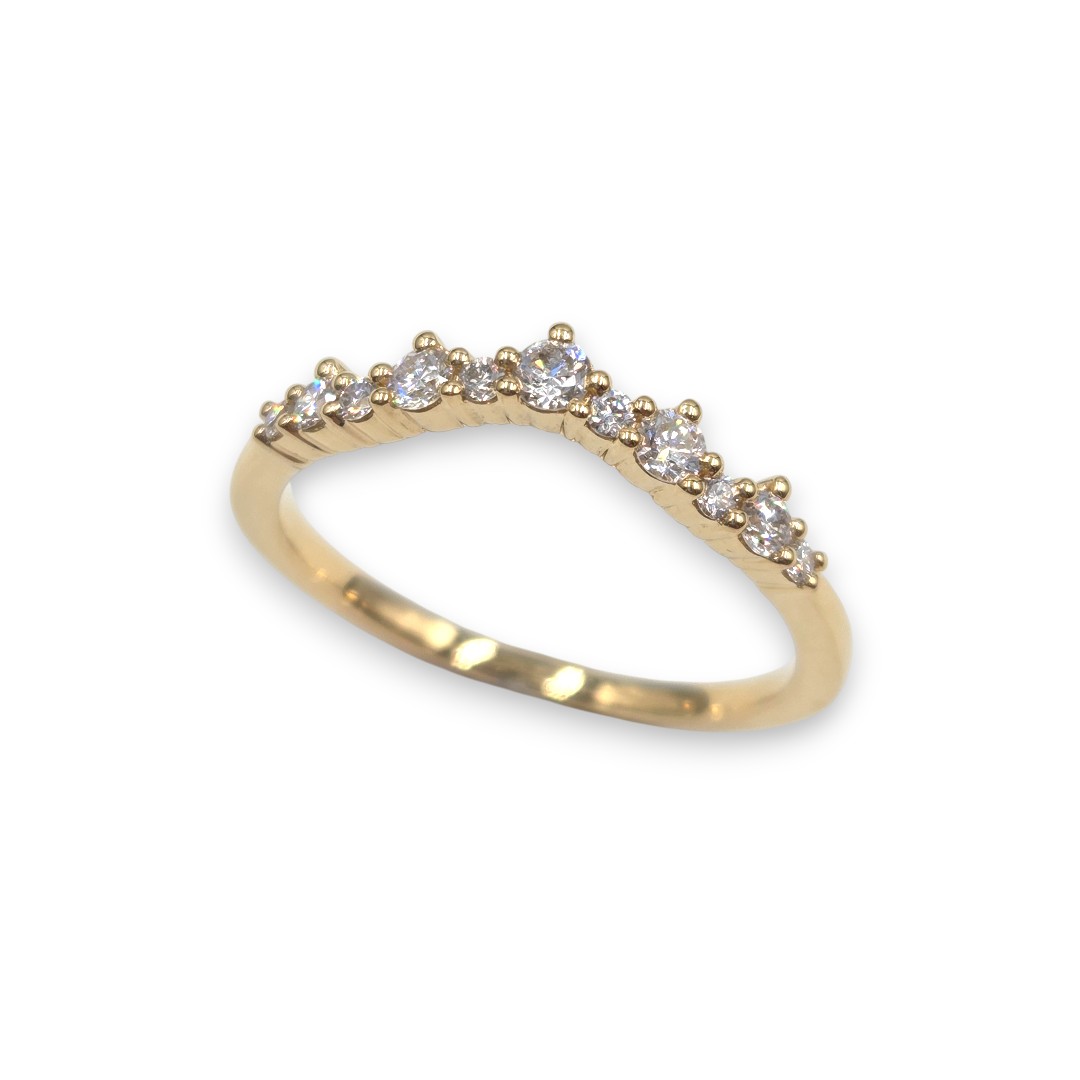 bague diamant diadème pour femme